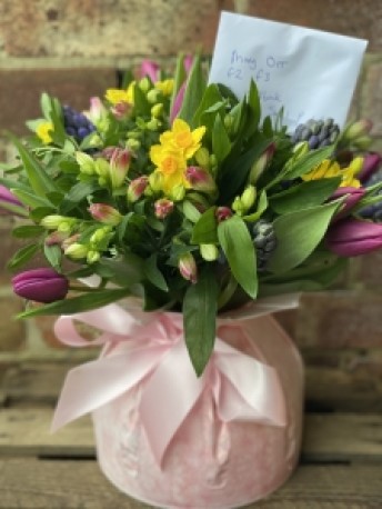 Spring hand tied